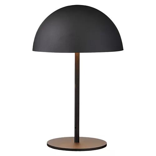 Rechargeable Mushroom Table Lamp, Black