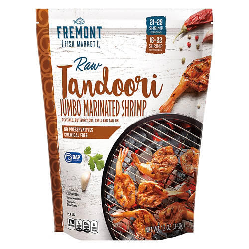 Tandoori Marinated Butterfly Shrimp, 12 oz