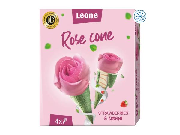 Leone Rose Ice Cream Cones