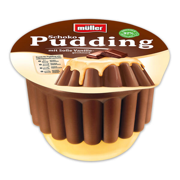 Pudding mit Soße