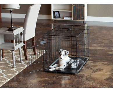 Heart to Tail Wire Kennel With Divider