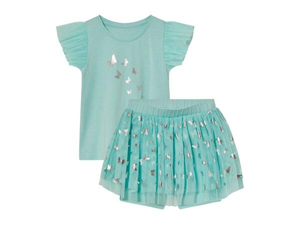 Girls‘ t-shirt and skirt