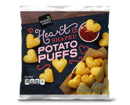 Season's Choice Heart Shaped Potato Puffs