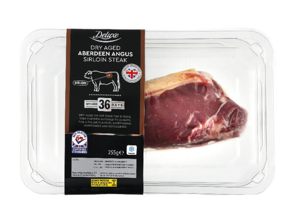 Dry Aged Aberdeen Angus Beef Sirloin Steak 36 Day Matured