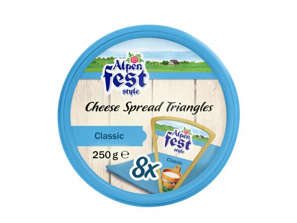 Cheese Spread Triangles