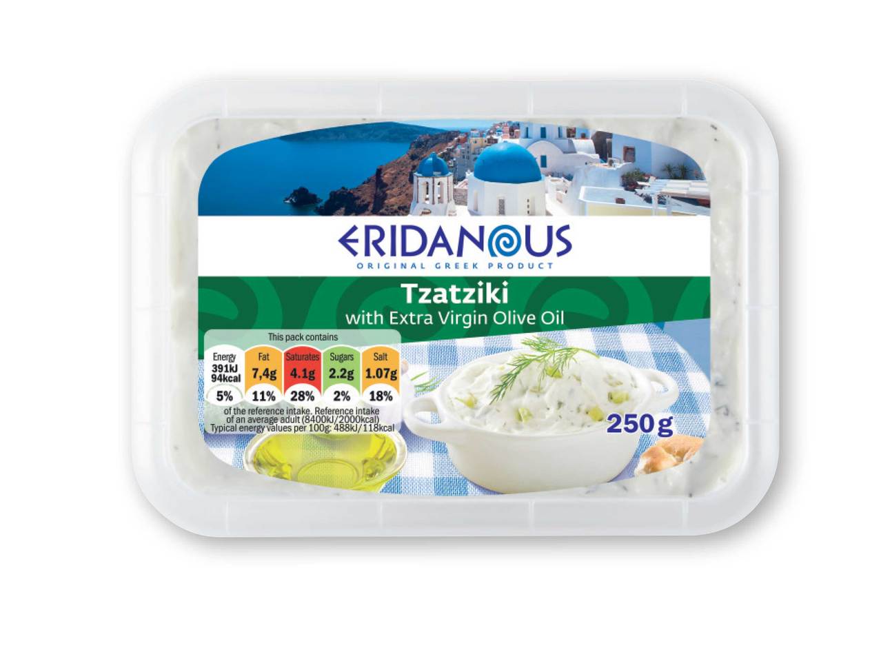 ERIDANOUS Tzatziki with Extra Virgin Olive Oil