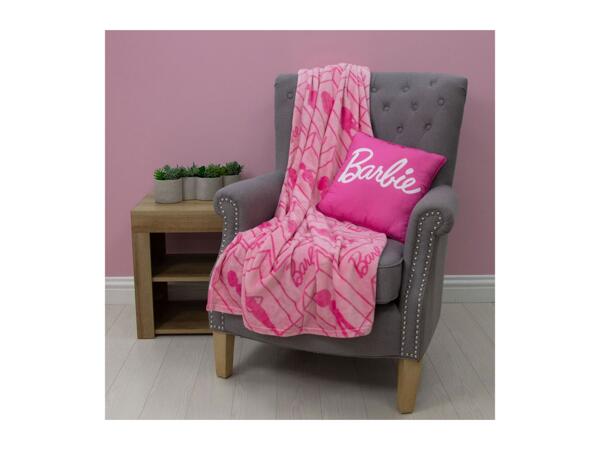 Barbie Pink Fleece Blanket & Cushion