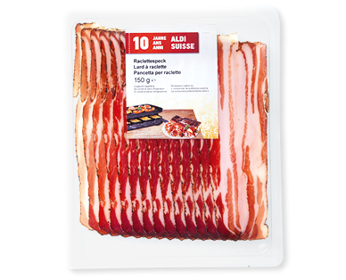 Pancetta per raclette