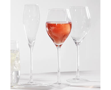 Champagne or Wine Glasses 6pk - Rounded Edge