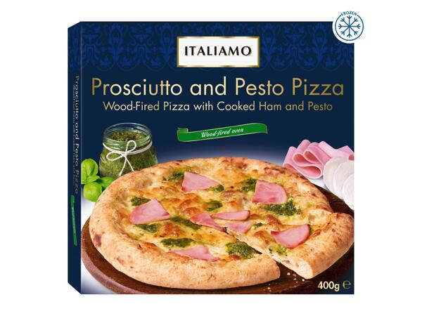 Wood-Fired Pizza Prosciutto and Pesto