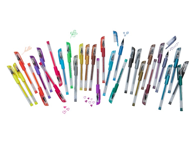 Gel Pens, 30 pieces