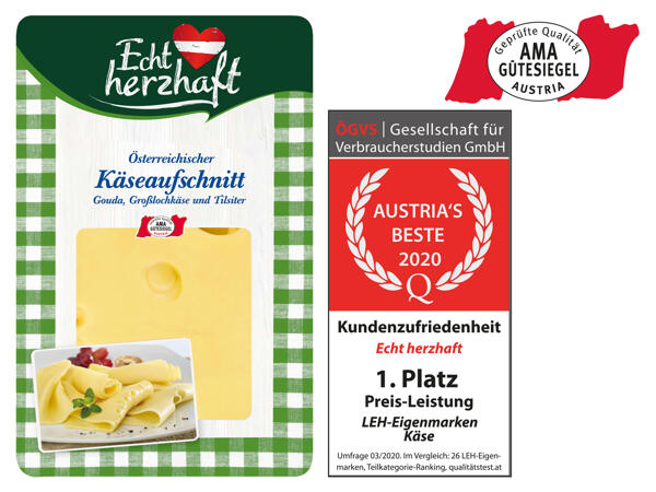 Käseaufschnitt