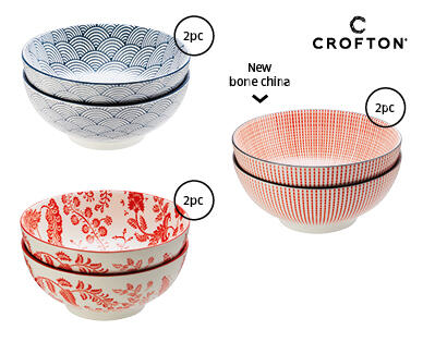 Assorted Asian Inspired Tableware - Bowls