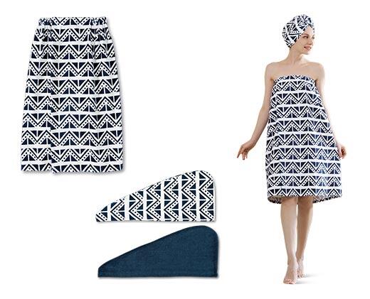 Huntington Home 
 2PK Microfiber Hair Towel or Body Wrap