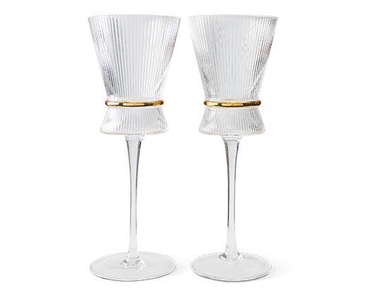 Crofton 
 Ribbed Glassware