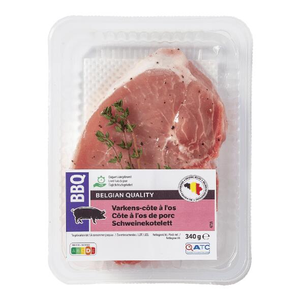 Côte à l'os de porc