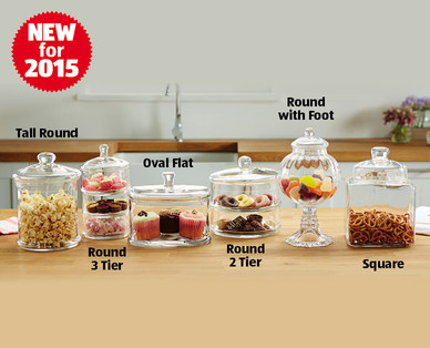 Glass Bon Bon Jar