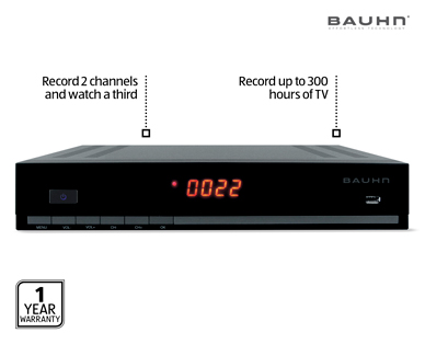 1TB HDD PVR WITH TWIN HD TUNER