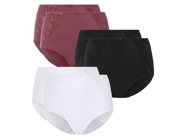 Trosor med hög midja, 2-pack