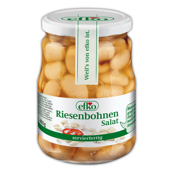 Riesenbohnen Salat