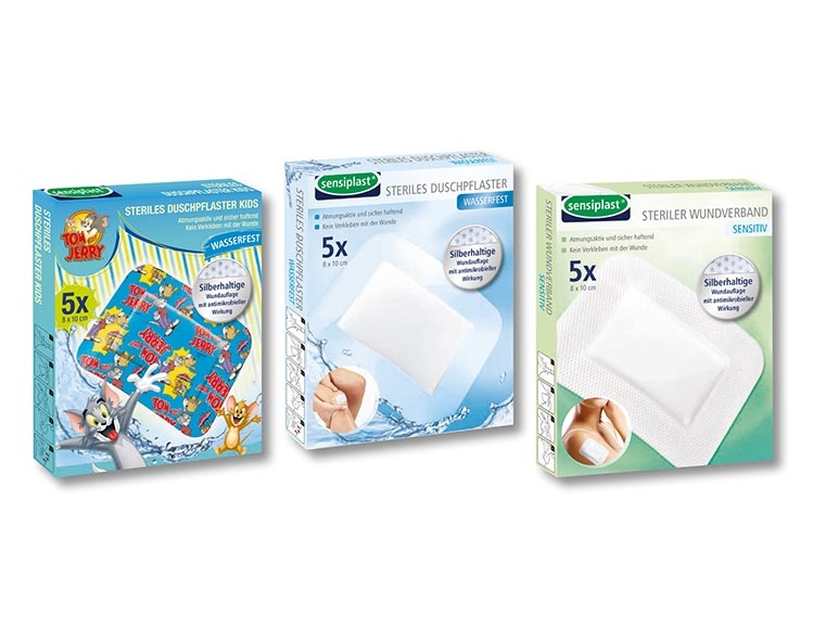 Bandages/ pansements, 5 pièces