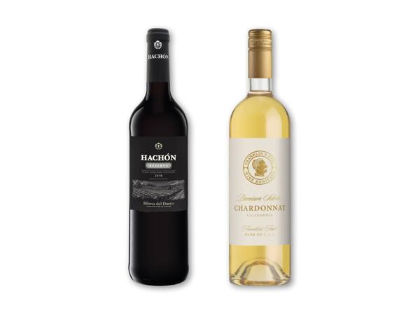 HACHÓN/FRANKLINS Ribera Duero Reserva eller Chardonnay