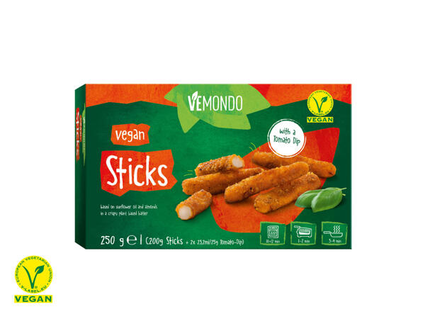 Veganska sticks med dipp