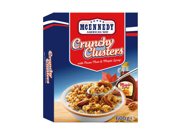 Crunchy Clusters with Pecan Nuts & Maple Syrup