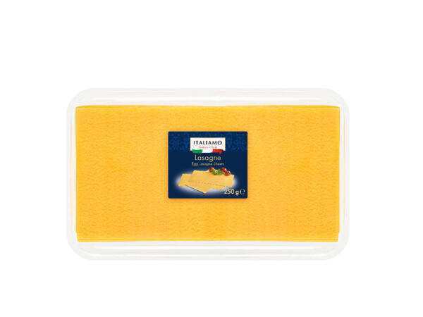 Färska lasagneplattor