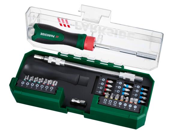 Ratchet Screwdriver & Bit Set