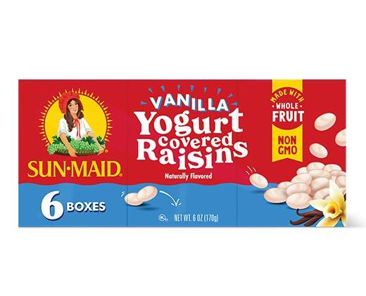Sun-Maid Chocolate or Vanilla Yogurt Covered Raisins