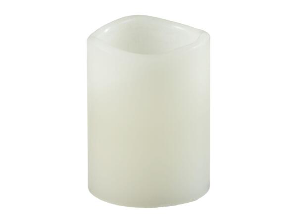 Livarno Home White LED Real Wax Candles - 4 Pack