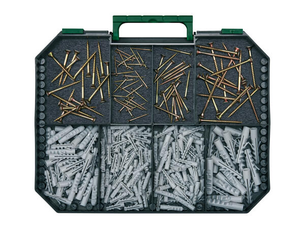 Parkside Drill Bit, Screw & Wall Plug Set