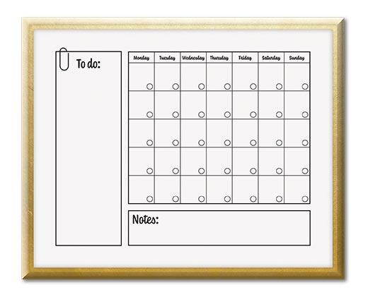 Pembrook Dry Erase Board or Calendar Board