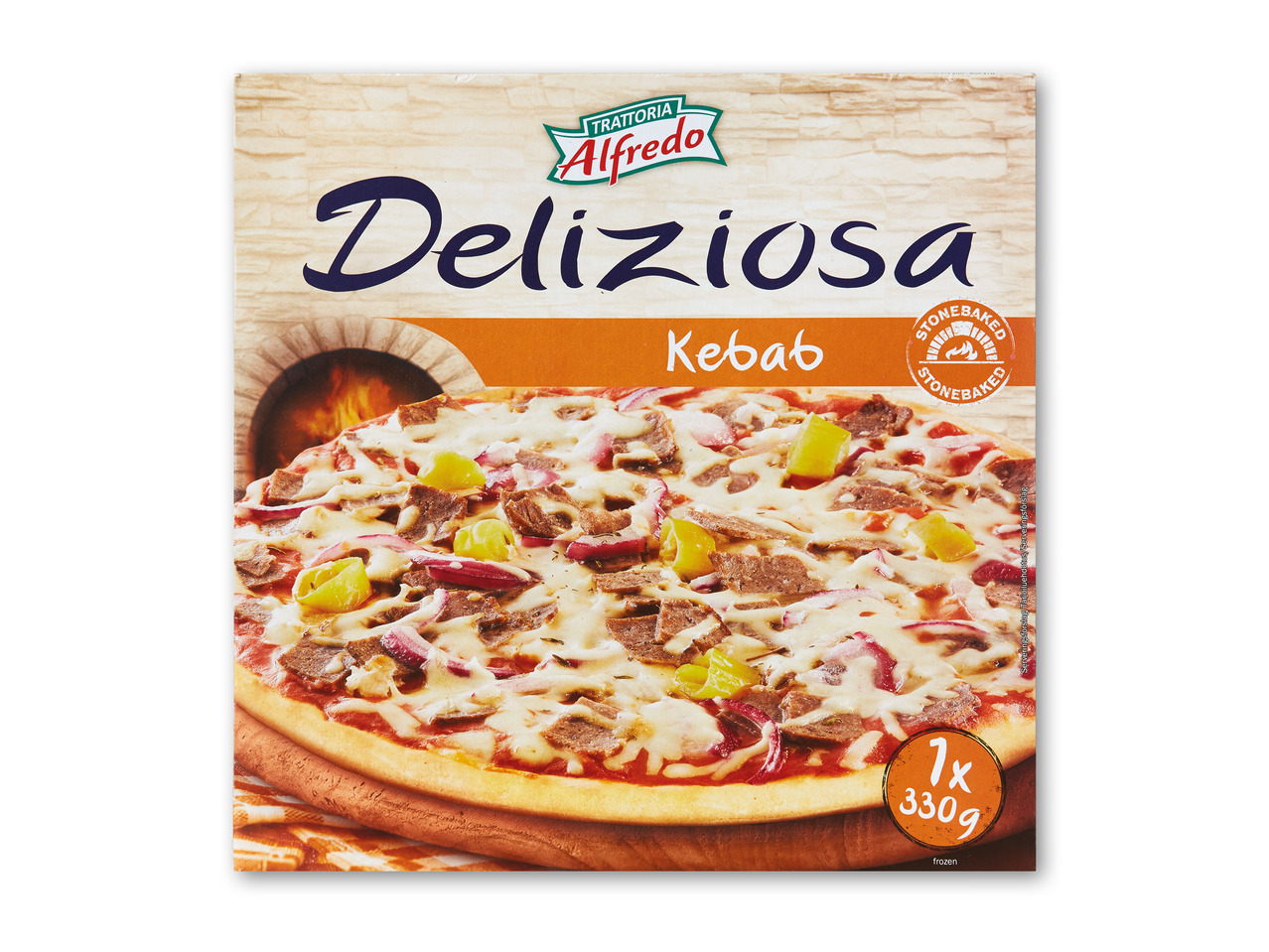 TRATTORIA ALFREDO Stenovnspizza med kebab