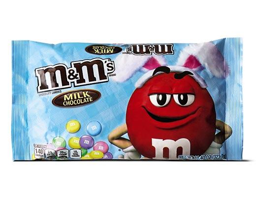M&M's 
 Milk Chocolate or Peanut