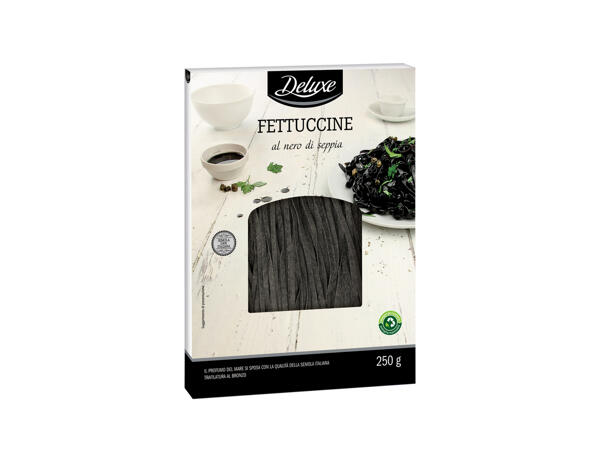 Fettucine with Black Squid Ink
