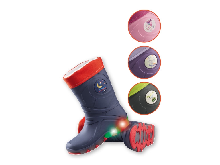 Lupilu Kids' Light-Up Rain Boots