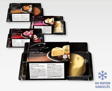 Spécialités de glaces exclusives GOURMET