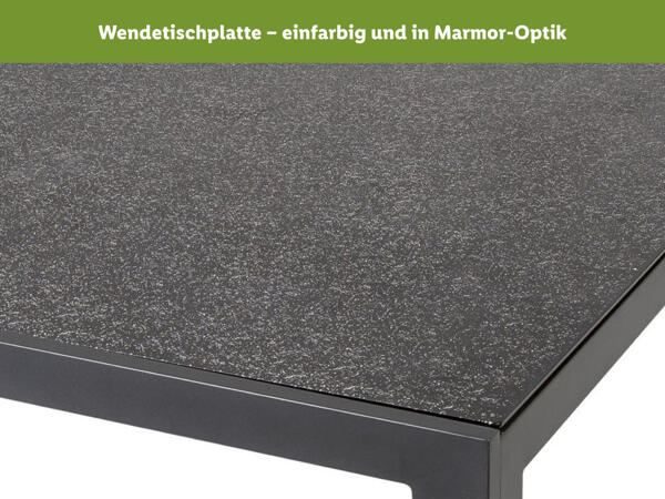 Aluminium-Gartentisch
