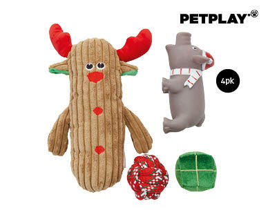 4 Piece Dog Toy Gift Pack