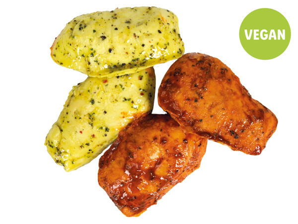 Frische vegane Filets