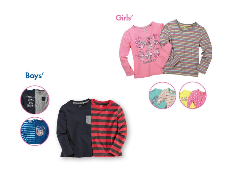Lupilu Girls' or Boys' Long-Sleeved Tops