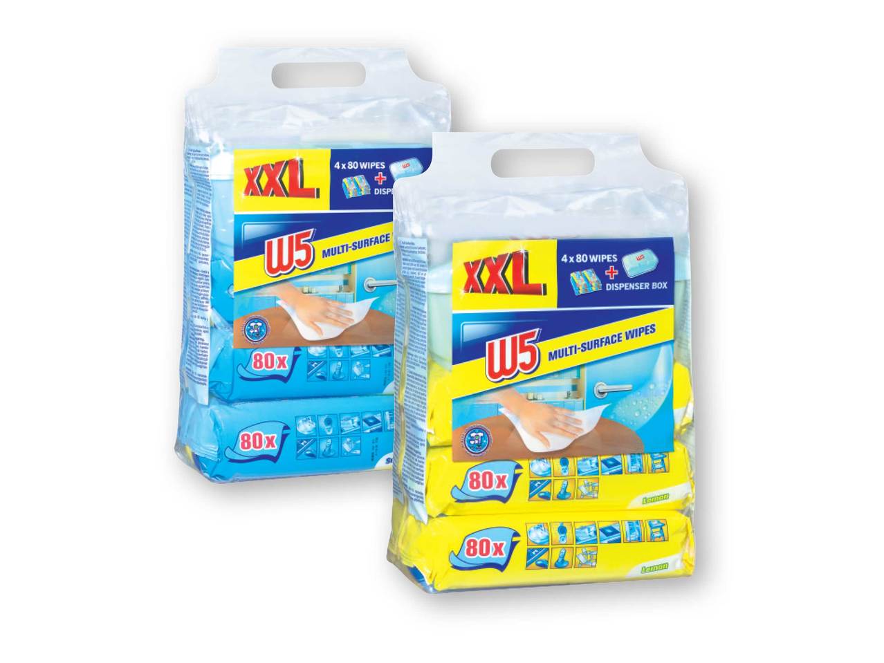 W5 Multi Purpose Wipes