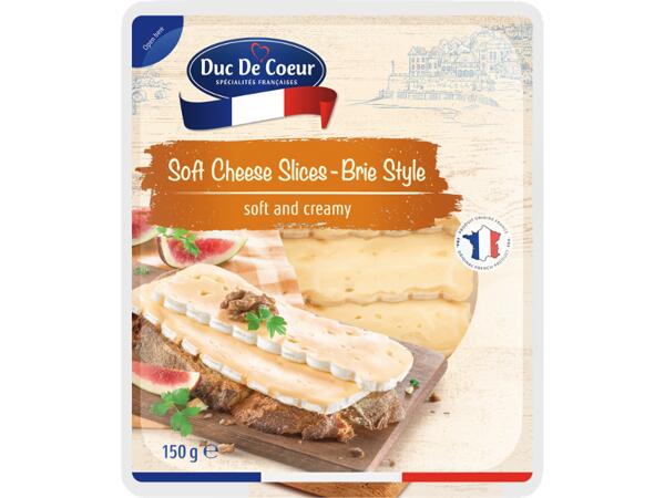 Soft Cheese Slices - Brie Style