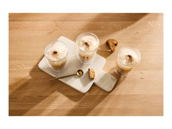 Silvercrest Insulated Cappuccino Glasses - 3 Pack