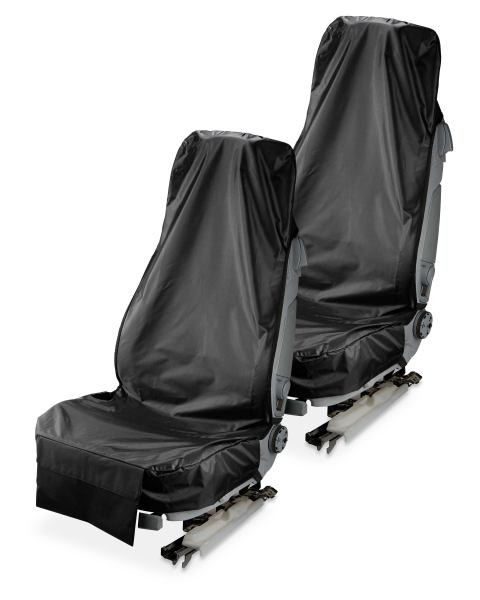2 Heavy Duty Single Car Seat Covers