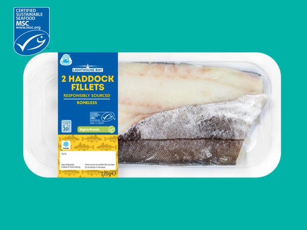 Lighthouse Bay 2 Haddock Fillets