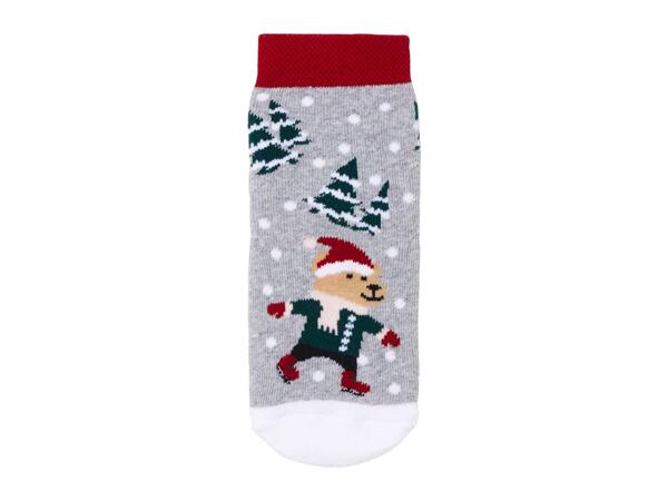 Lupilu Younger Kids' Christmas Thermal Socks - 2 Pairs