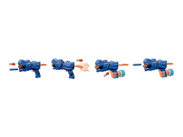 Playtive Soft Dart Dinosaur Blaster - Blue
